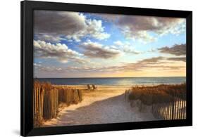 Sunset Beach-Daniel Pollera-Framed Art Print