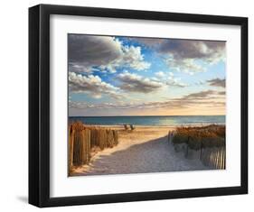 Sunset Beach-Daniel Pollera-Framed Art Print