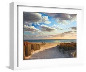 Sunset Beach-Daniel Pollera-Framed Art Print