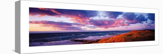 Sunset Beach-Bent Rej-Stretched Canvas