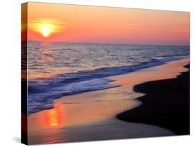 Sunset Beach-null-Stretched Canvas