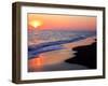 Sunset Beach-null-Framed Premium Photographic Print