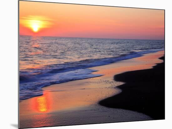 Sunset Beach-null-Mounted Photographic Print