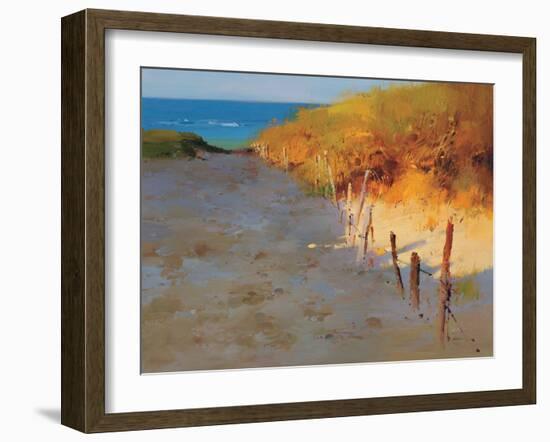 Sunset Beach-null-Framed Art Print