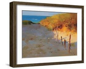 Sunset Beach-null-Framed Art Print