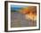 Sunset Beach-null-Framed Art Print