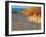 Sunset Beach-null-Framed Art Print