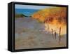 Sunset Beach-null-Framed Stretched Canvas