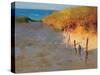 Sunset Beach-null-Stretched Canvas