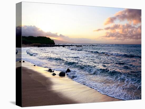 Sunset Beach-Bruce Nawrocke-Stretched Canvas