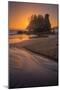 Sunset Beachscape at Trinidad, California Coast-Vincent James-Mounted Photographic Print