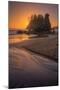 Sunset Beachscape at Trinidad, California Coast-Vincent James-Mounted Photographic Print