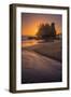 Sunset Beachscape at Trinidad California Coast-Vincent James-Framed Photographic Print