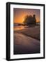 Sunset Beachscape at Trinidad California Coast-Vincent James-Framed Photographic Print