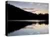 Sunset Behind Mirror Lake, Gunnison National Forest, Colorado, USA-James Hager-Stretched Canvas