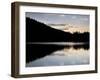 Sunset Behind Mirror Lake, Gunnison National Forest, Colorado, USA-James Hager-Framed Photographic Print