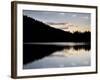 Sunset Behind Mirror Lake, Gunnison National Forest, Colorado, USA-James Hager-Framed Photographic Print