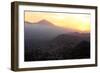 Sunset Behind Mount Teide, Volcano on Tenerife, Canary Islands, 2007-Peter Thompson-Framed Photographic Print