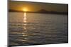 Sunset behind Mountainous Coastline-DLILLC-Mounted Photographic Print