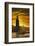 Sunset behind Stadshuset Bell Tower in Stockholm-Jon Hicks-Framed Photographic Print