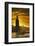 Sunset behind Stadshuset Bell Tower in Stockholm-Jon Hicks-Framed Photographic Print