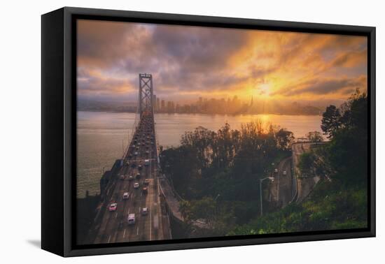 Sunset Between Storms, San Francisco-null-Framed Stretched Canvas