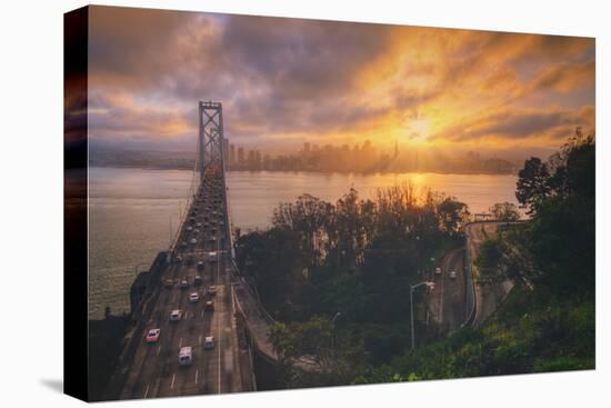 Sunset Between Storms, San Francisco-null-Stretched Canvas