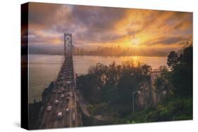 Sunset Between Storms, San Francisco-null-Stretched Canvas