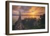 Sunset Between Storms, San Francisco-null-Framed Photographic Print