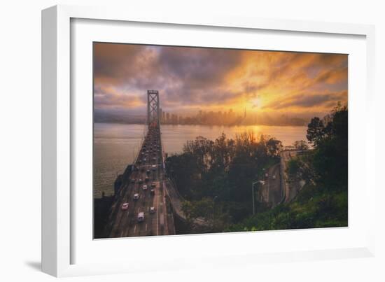 Sunset Between Storms, San Francisco-null-Framed Photographic Print