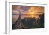 Sunset Between Storms, San Francisco-null-Framed Photographic Print