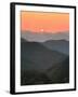 Sunset Beyond Mountains-null-Framed Photographic Print