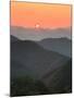 Sunset Beyond Mountains-null-Mounted Photographic Print