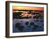 Sunset, Big Island of Hawaii, Kona Coast, Hawaii, USA-Charles Gurche-Framed Premium Photographic Print