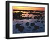 Sunset, Big Island of Hawaii, Kona Coast, Hawaii, USA-Charles Gurche-Framed Premium Photographic Print