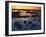 Sunset, Big Island of Hawaii, Kona Coast, Hawaii, USA-Charles Gurche-Framed Premium Photographic Print