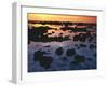 Sunset, Big Island of Hawaii, Kona Coast, Hawaii, USA-Charles Gurche-Framed Photographic Print