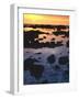 Sunset, Big Island of Hawaii, Kona Coast, Hawaii, USA-Charles Gurche-Framed Photographic Print