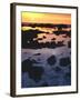 Sunset, Big Island of Hawaii, Kona Coast, Hawaii, USA-Charles Gurche-Framed Photographic Print