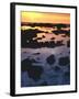 Sunset, Big Island of Hawaii, Kona Coast, Hawaii, USA-Charles Gurche-Framed Photographic Print