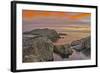 Sunset, Bird Island, Point Lobos State Reserve, California, USA-Michel Hersen-Framed Photographic Print