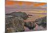 Sunset, Bird Island, Point Lobos State Reserve, California, USA-Michel Hersen-Mounted Photographic Print