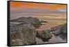 Sunset, Bird Island, Point Lobos State Reserve, California, USA-Michel Hersen-Framed Stretched Canvas