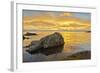 Sunset, Bird Island, Point Lobos State Reserve, California, USA-Michel Hersen-Framed Photographic Print