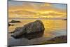 Sunset, Bird Island, Point Lobos State Reserve, California, USA-Michel Hersen-Mounted Photographic Print