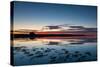 Sunset Blue Hour on the Causeway on Holy Island, Northumberland England UK-Tracey Whitefoot-Stretched Canvas