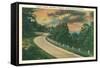 Sunset, Blue Ridge Mountains-null-Framed Stretched Canvas