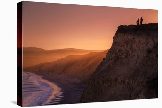 Sunset Bluff Walk, Point Reyes California-Vincent James-Stretched Canvas