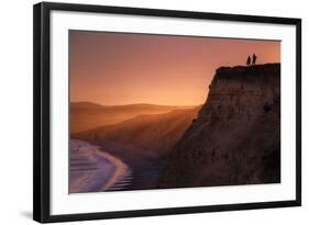 Sunset Bluff Walk, Point Reyes California-Vincent James-Framed Photographic Print