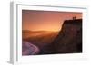 Sunset Bluff Walk, Point Reyes National Seashore, Northern California-Vincent James-Framed Photographic Print